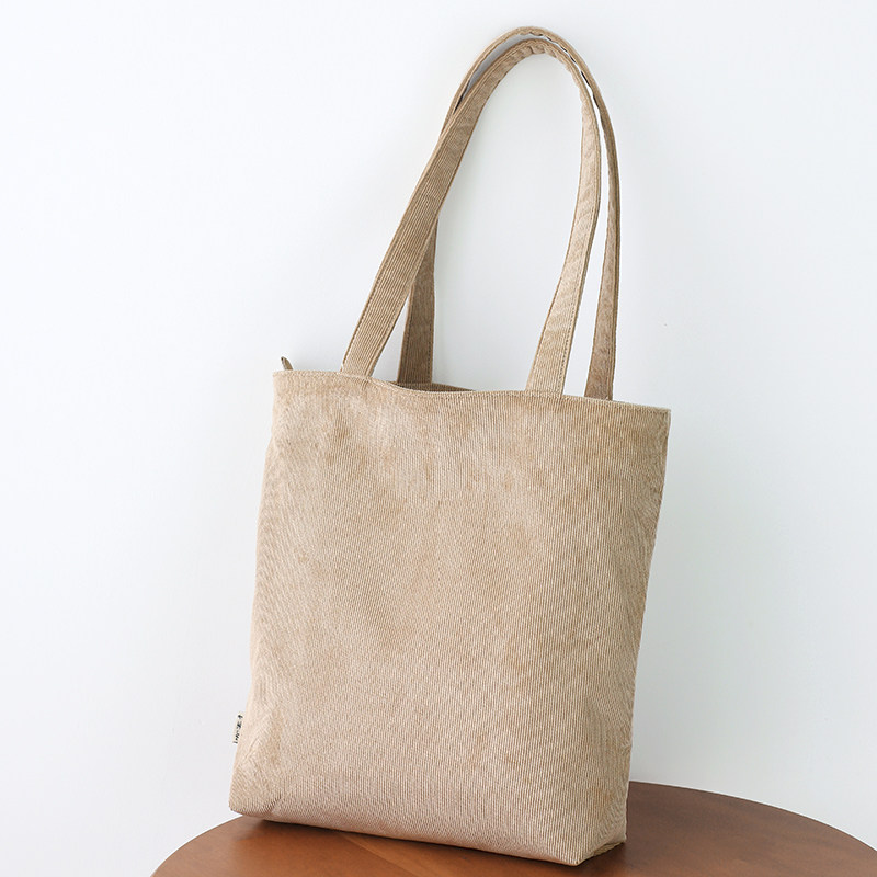 【微瑕疵不退换】布奏灯芯绒通勤包托特包单肩包休闲布包高级感,箱包皮具/热销女包/男包,时尚帆布包,淘宝优惠券,粉丝福利购,淘宝优惠卷