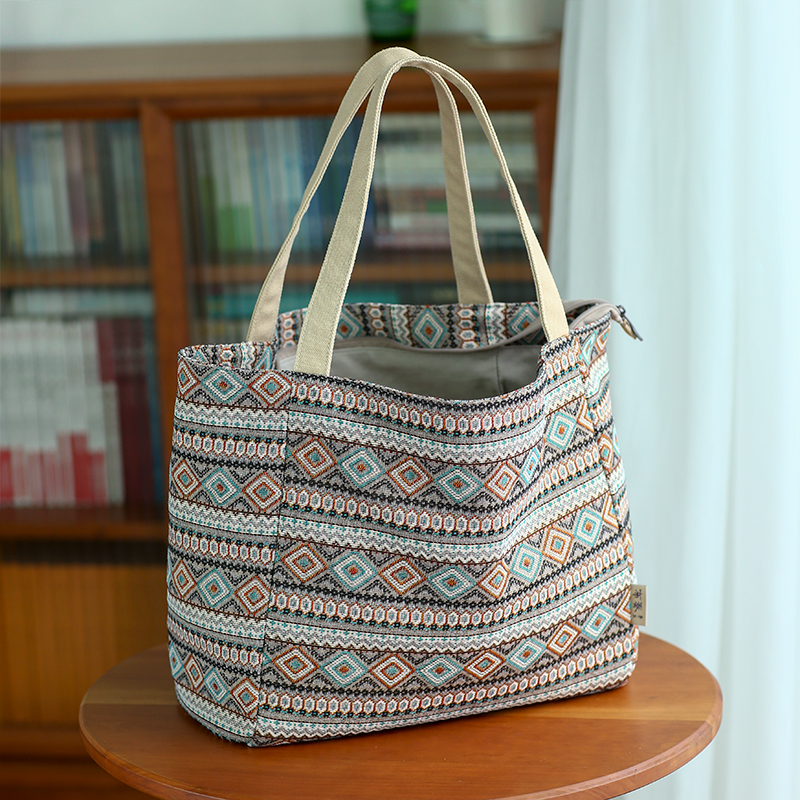 布奏牛仔包包女托特包大容量秋冬