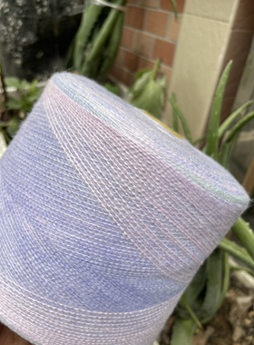 标价半斤 10支长段染拉毛纱 万支马海毛彩色鹿毛绒手编毛衣线配线