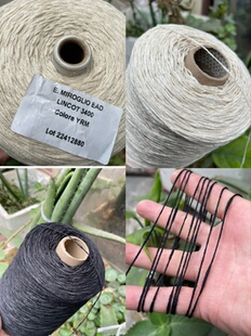 意大利埃米罗廖品牌 特色亚麻棉豆豆线 纯天然毛衣线 不扎可贴身