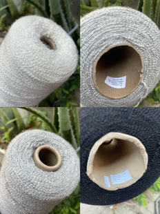 特色高比例羊绒羊毛波浪纱 曲曲波纹纱 柔软舒适 手编毛衣围巾线