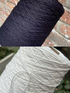 特色纯棉灌芯棉 100%长绒棉 有光泽有垂感 手编线 3号蕾丝线粗细