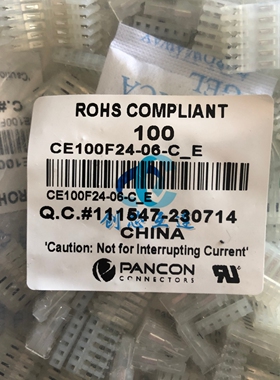 Pancon Connectors连接器 CE100F24-06-C_E 刺破式端子