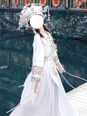 新苗疆少女服装 少数民族苗族公主演出表演广西三月三白色日常学生