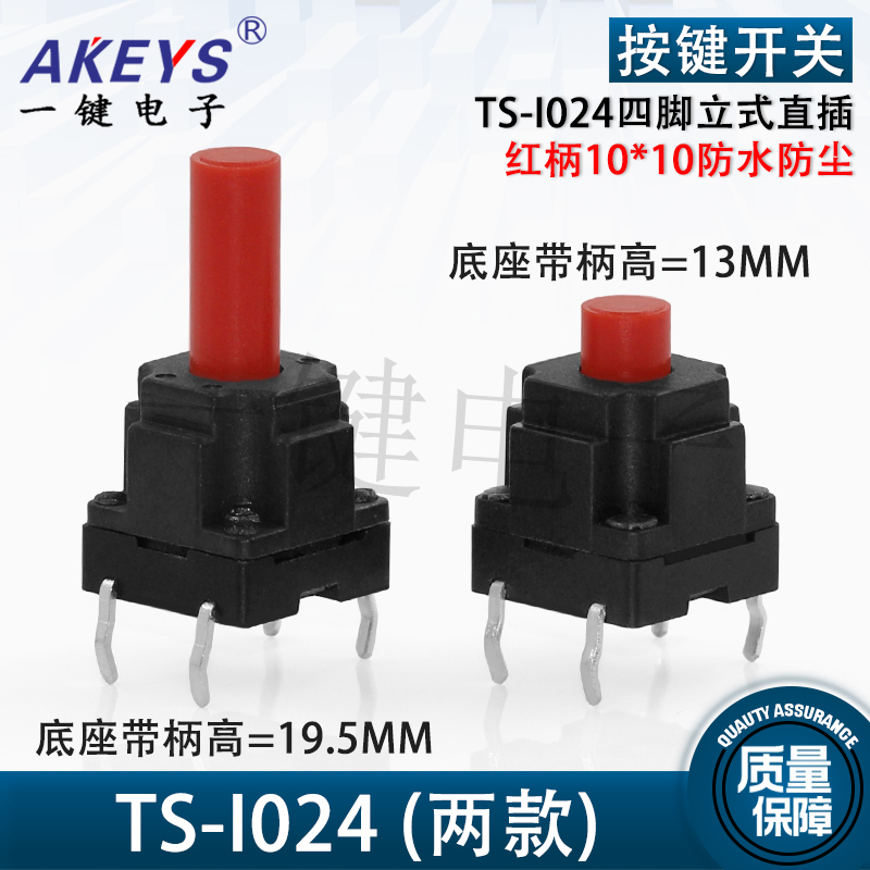TS-I024四脚立式直插YJ按键开关