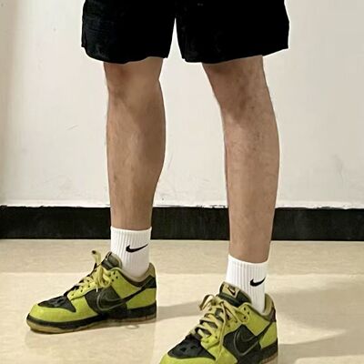 Nike耐克Dunk Low 绿黑色 男女通用 低帮 休闲运动板鞋HV6103-300