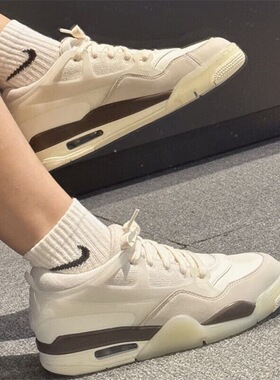 NIKE/耐克男鞋AIR Jordan4经典百搭舒适复古运动休闲鞋IB8857-141