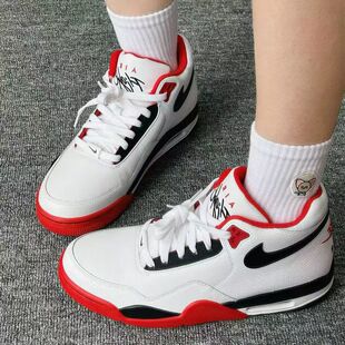 耐克/Nike Flight Legacy 红白高帮复古男款篮球鞋 BQ4212-100