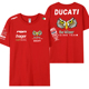 定制 纯棉T恤半袖 杜卡迪摩托赛车服DUCATI厂队机车短袖 猫头鹰工装