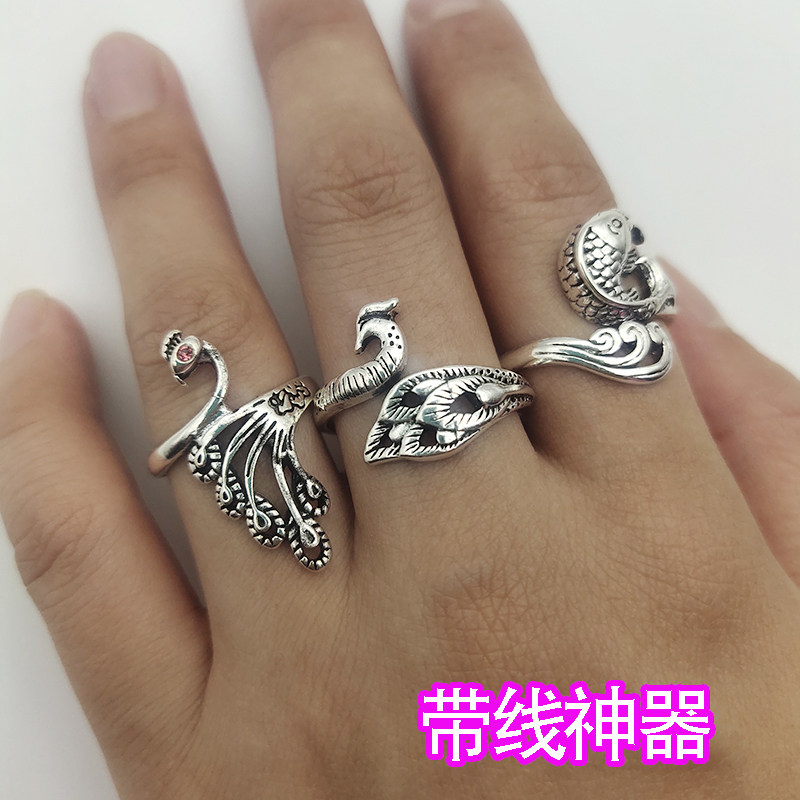 带线神器创意复古开口图片
