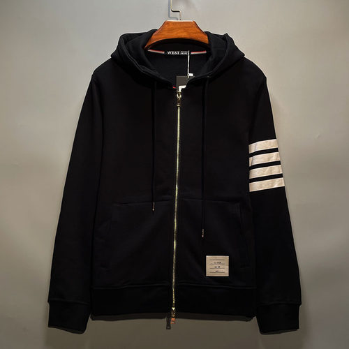 TB四条扛潮牌拉链开衫卫衣