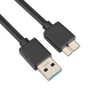 USB 高速移动硬盘盒内存连接线 Micro USB3.0硬盘数据线 0.5米1米