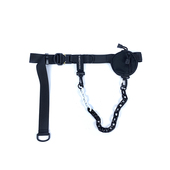 暗黑机能风眼镜蛇金属扣腰带ins裤 链配饰迷你小腰包嘻哈潮男裤 带