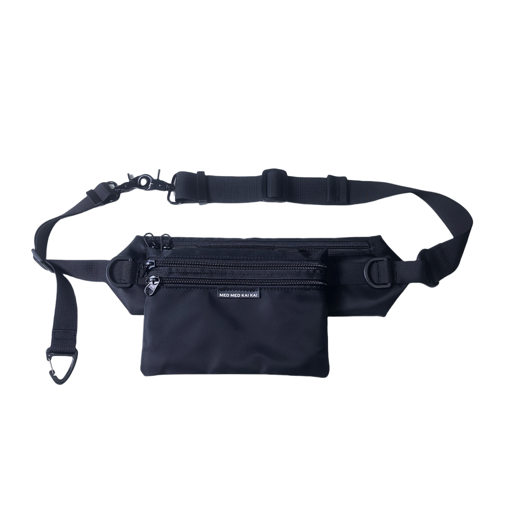 MEDKAI机能风胸包可拆卸模块手机包运动骑行轻量尼龙腰包斜挎小包