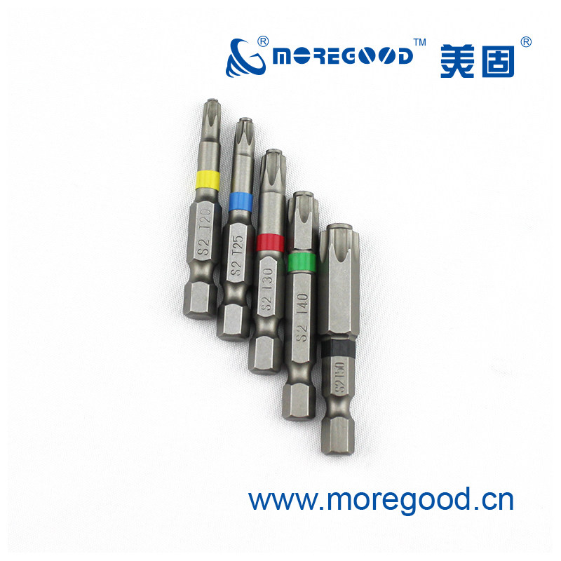 美固高强度彩圈TP梅花槽螺丝刀头