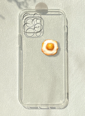 趣味荷包蛋适用苹果15/14proma软iphone11pro华为mate60/nova10se小米12xOPPOreno9荣耀80vivos17e透明手机壳