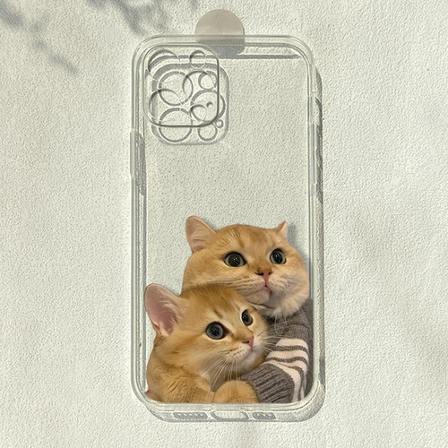 猫咪tpuiphone12/13/14/15情侣