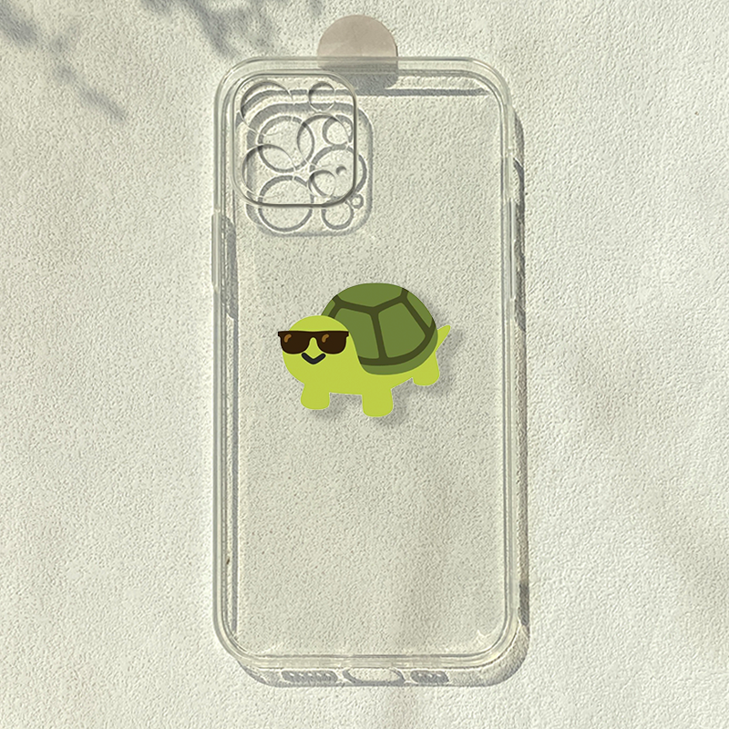 墨镜乌龟适用iPhone15promax手机壳苹果14pro简约13/12mini小众iqoo11个性xsmax防摔7/8plus软s22一加9魅族20