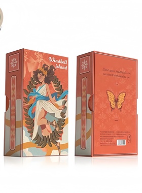 现货原装正版热岛风铃塔罗牌 Windbell island 泛伟特系 星菱卡集