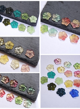 【清仓】20个15mm树脂五瓣紫荆花 手工diy头饰品发簪配件材料串珠