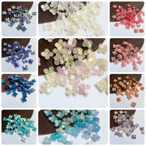 定制色圆角紫阳花10mm