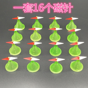 菱形小磁针16套10套直径40mm指南针50mm指南针演示电流磁场方向