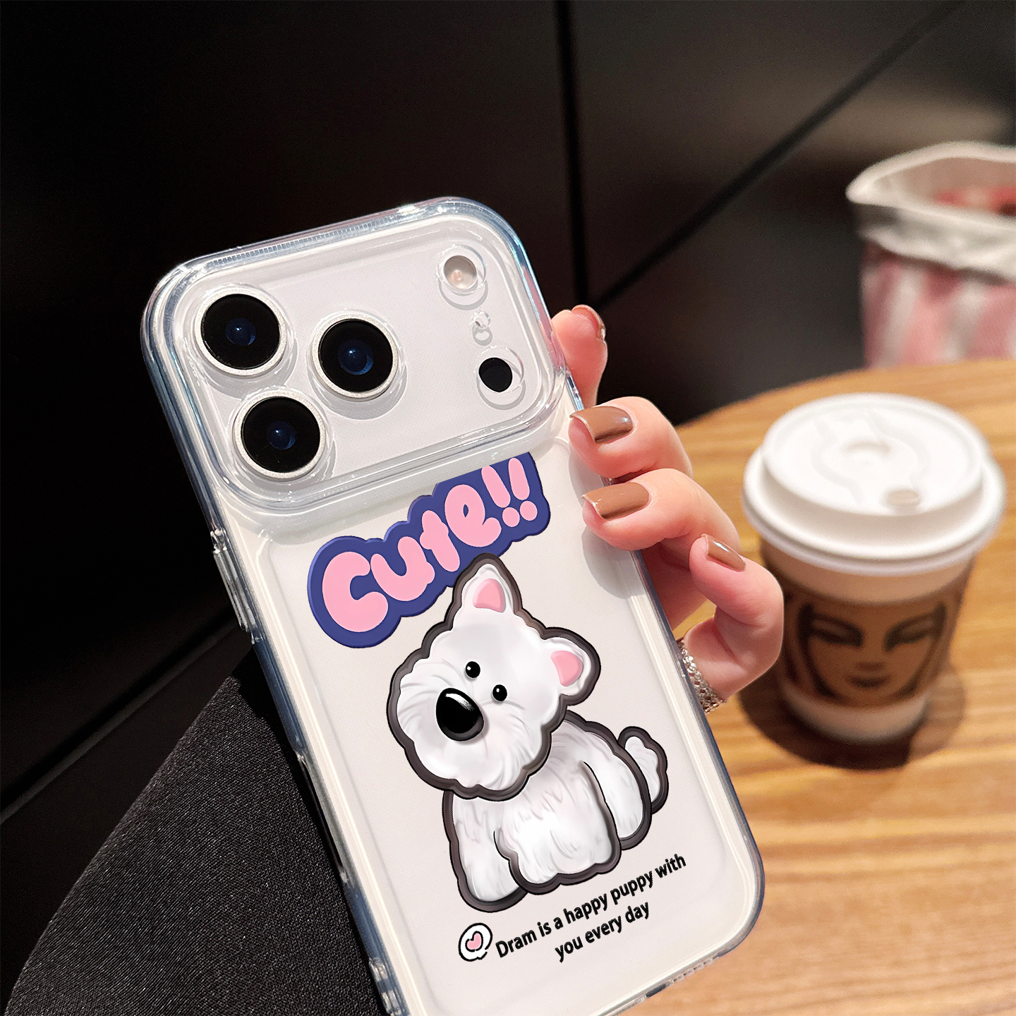 适用iPhone17手机壳17promax新款13透明新机Air西高地16pro可爱15pro套15苹果17pro系列16女款16promax保护套