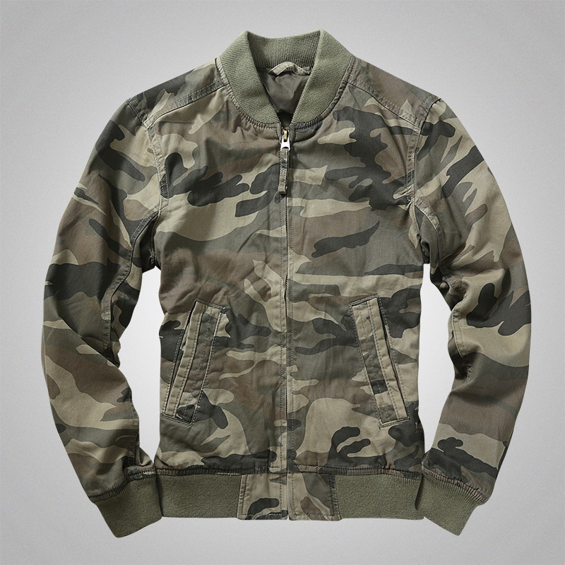 冬季加厚棒球服飞行员棉衣保暖迷彩服棉袄工装外套多口袋冲锋棉服