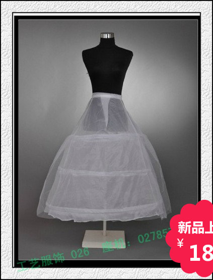 裙衬（群衬，衬裙）-新娘婚纱配饰婚纱裙 3层(带网纱）