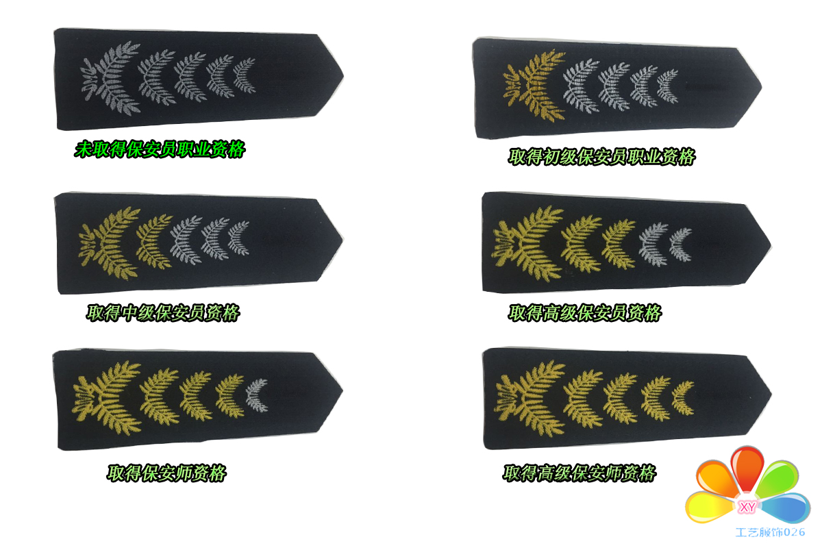 保安服配件全套标志现货肩牌