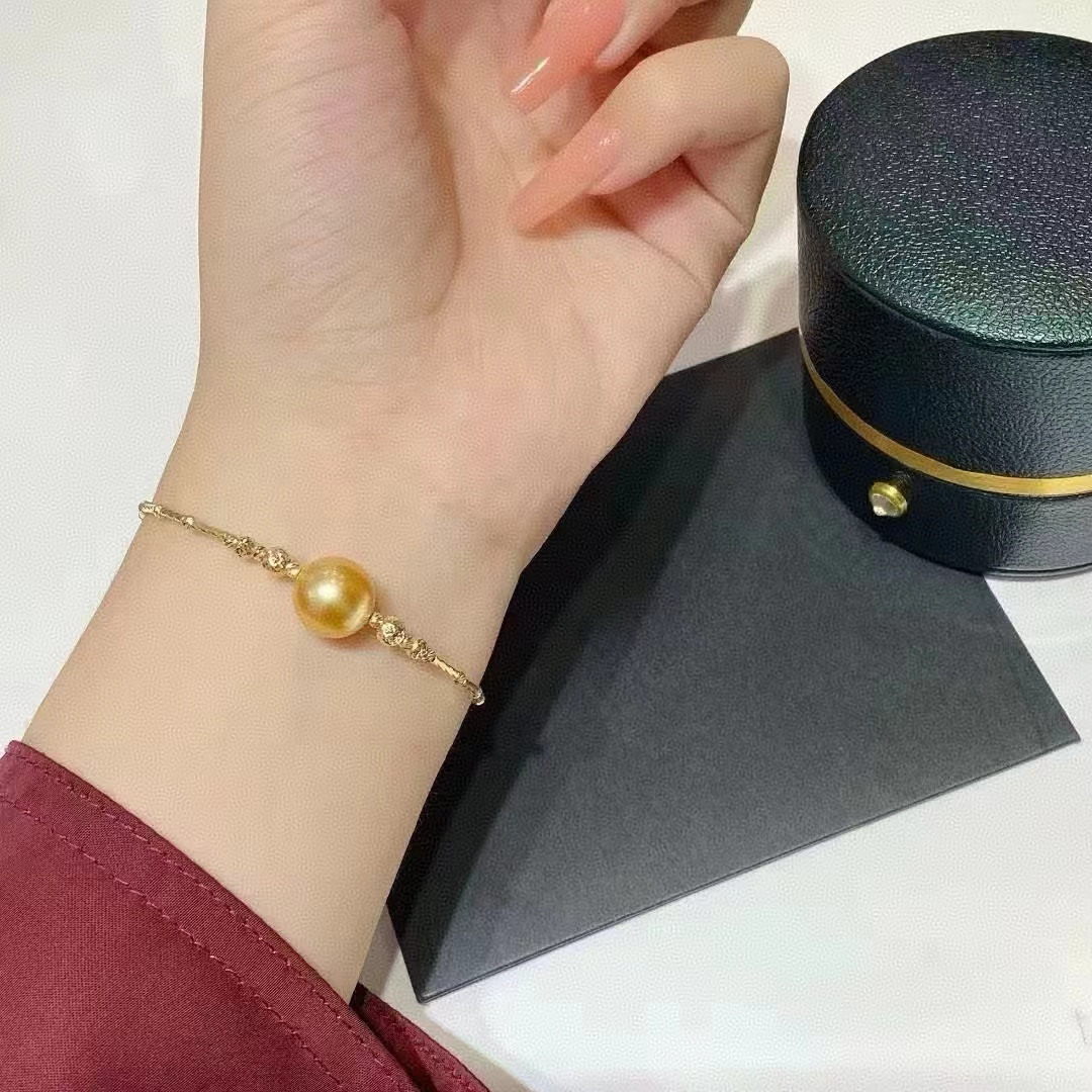 加厚高品质18K金可调节手圈图片
