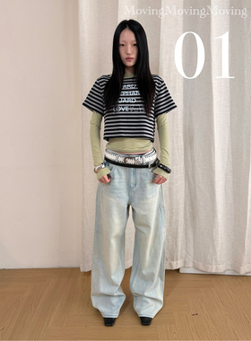 MovingMovingMoving 3/5 20:00 条纹T恤