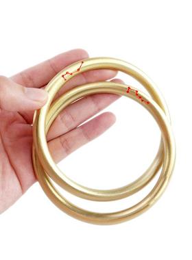 黄铜乾坤圈阴阳环手把件七星铜环