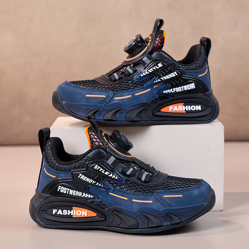 ABCkings男童单网运动鞋夏季款透气儿童鞋子中大童软底防臭跑步鞋