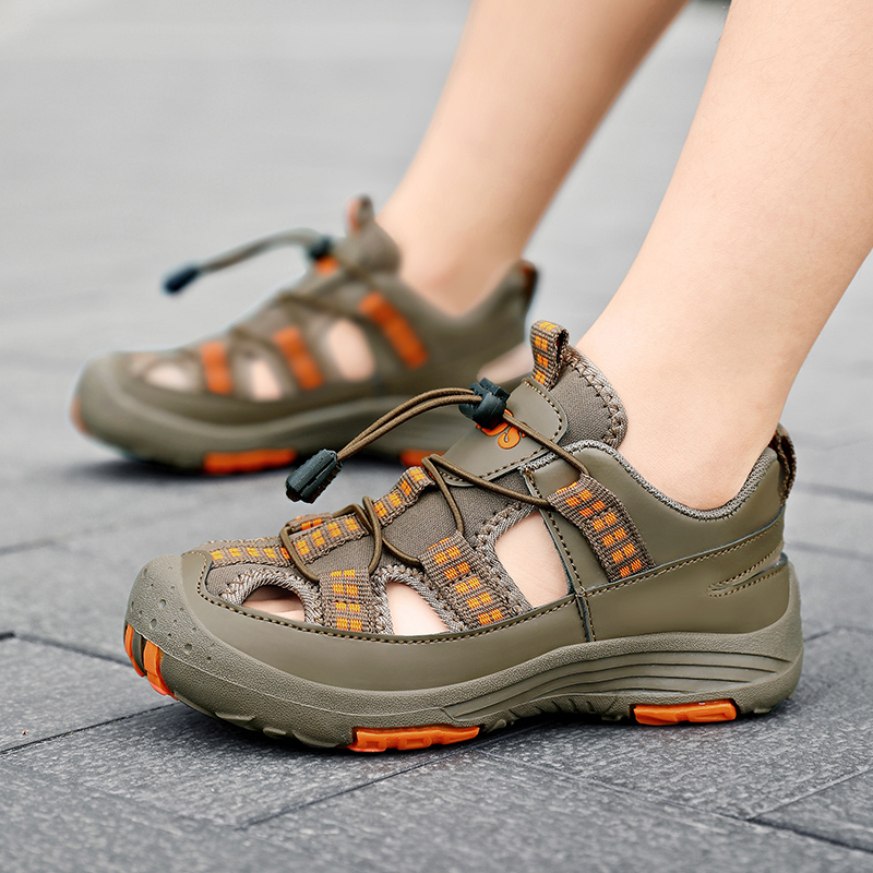 ABCkings男童夏季镂空运动框子鞋