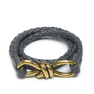 2025新款 饰皮带Y andim编织腰绳软皮打结细腰带波希米亚风连衣裙装