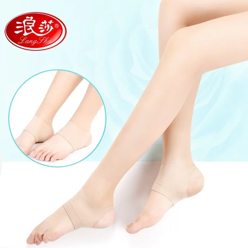 浪莎丝袜女薄款防勾丝踩脚春夏季超薄隐形菠萝黑肉色长筒连裤袜子