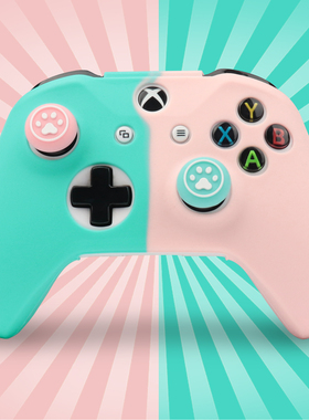 新款xbox one手柄保护套 软硅胶防滑耐磨 xone猫爪摇杆帽增高