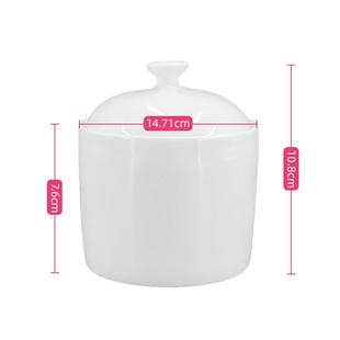 改揪ST糖缸 唐山高骨瓷 纯白色咖啡器具配套餐具 陶瓷器无铅