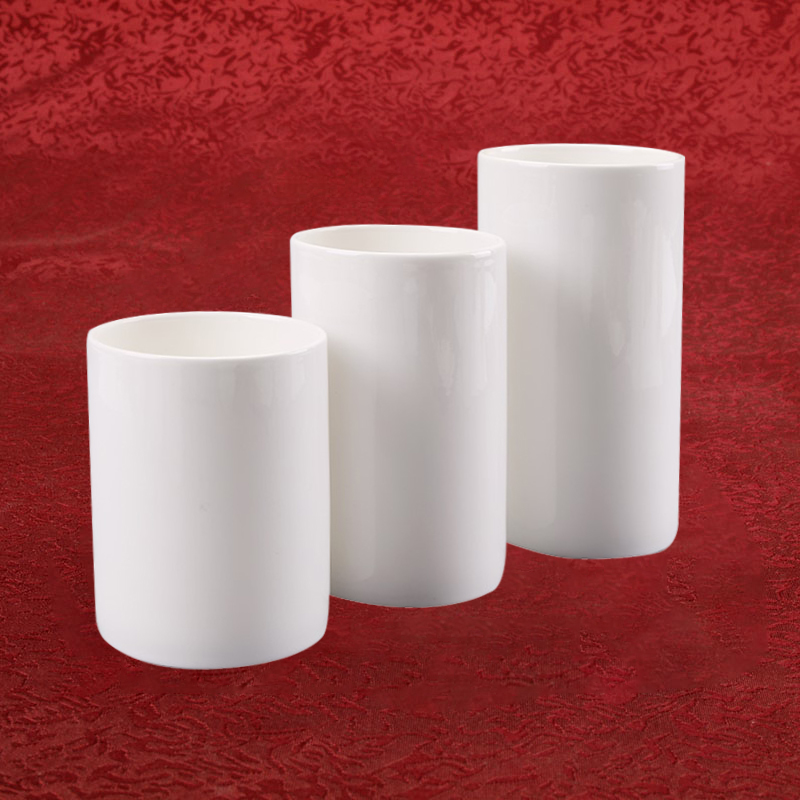 笔筒 筷子筒 大中小 光面 浮雕 骨瓷 纯白带沥水孔陶器锅铲筒
