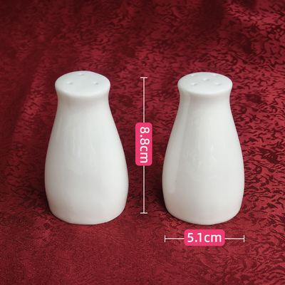 盐胡瓶 三孔 五孔 单卖 高档骨瓷 盐瓶花椒胡椒面调味料瓶子酒店