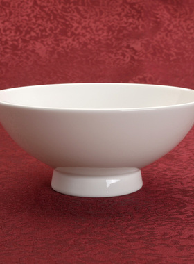 XN碗 12cm 16cm 古典碗 日式碗 高档骨瓷 米饭碗 高脚面碗 纯白色