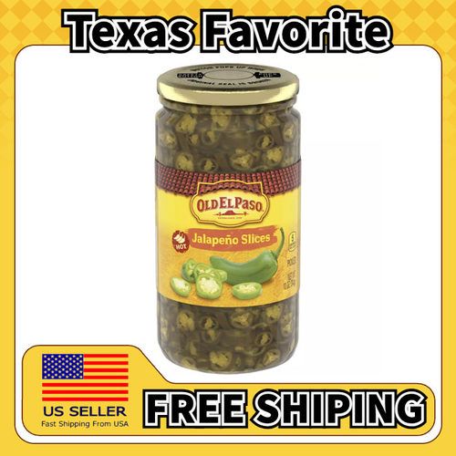 美国直邮Old El Paso Hot Pickled Jalapeno Slices 墨西哥辣椒片