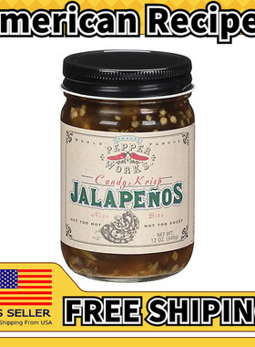 美国直邮Pepper Works Candy Krisp Jalapenos糖渍脆皮墨西哥辣椒
