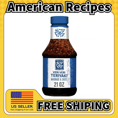美国直邮Soy Vay Marinade Veri Veri Teriyaki 照烧腌料酱 595g