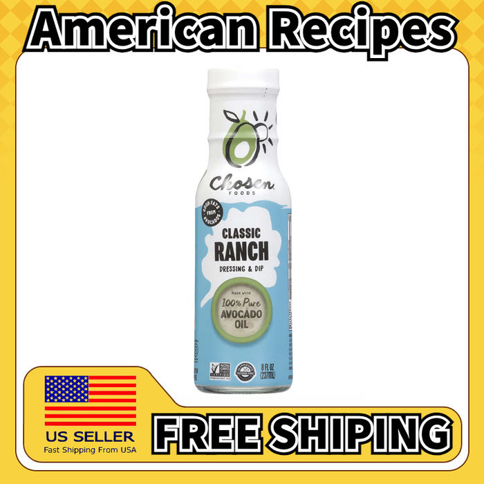 美国直邮Chosen Foods Salad Dressing 牧场凯撒油醋沙拉酱237g