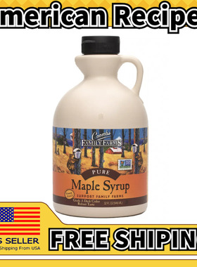 美国直邮Coombs Family Farms Maple Syrup 华夫饼深烤枫糖浆946g