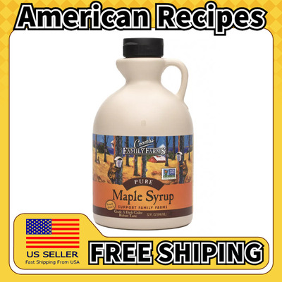 美国直邮Coombs Family Farms Maple Syrup 华夫饼深烤枫糖浆946g