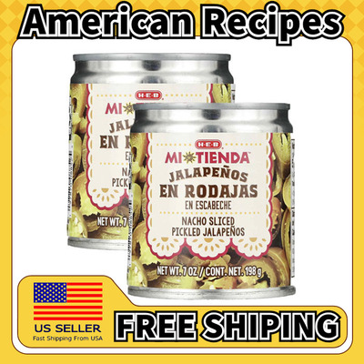 美国直邮HEB Nacho Pickled Jalapenos 干酪切片墨西哥辣椒*2罐