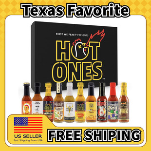 美国直邮HOT ONES HOT SAUCE SEASON 27期美式辣椒酱挑战